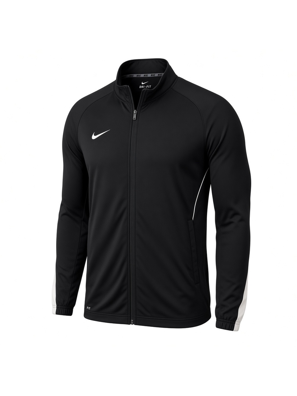 Nike Dri-Fit Black and White Men’s Sportswear Windbreaker Tall Size XXLT